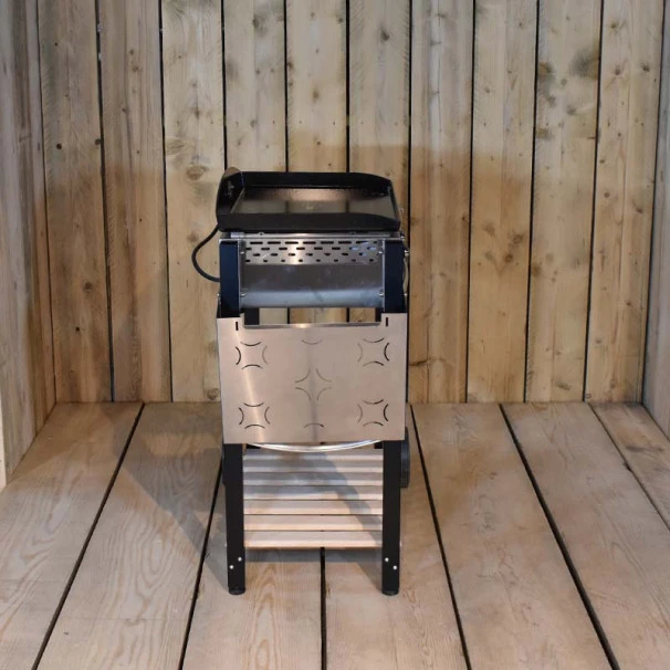 Ensemble Plancha électrique Roller Grill PL600E Inox Sur Chariot En Bois Et Inox Roller Grill 8 Ensemble Plancha électrique Roller Grill PL600E Inox Sur Chariot En Bois Et Inox Roller Grill – Image 8