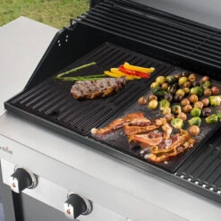 Plancha Réversible Pour Barbecues 3 Et 4 Brûleurs Char-broil -Barbecue Étagères Magasin plancha reversible barbecue 3 buleurs charbroil 2