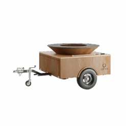 Remorque Pour Braséro XL OFYR Trailer Acier Corten