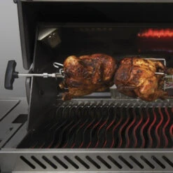Rôtissoire Inox Pour Barbecue Napoleon Prestige PRO 500 Et Lex 485 -Barbecue Étagères Magasin rotissoire pour barbecue pro 665 napoleon 1 1