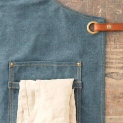 Tablier Barbecue Toile Coton Vintage Alaskan Maker 325 - Denim Foncé -Barbecue Étagères Magasin tablier alaskan maker 325 denim fonce 5