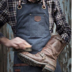 Tablier Barbecue Toile Waxée Alaskan Maker 547 - Bleu Marine -Barbecue Étagères Magasin tablier alaskan maker 547 bleu marine 8